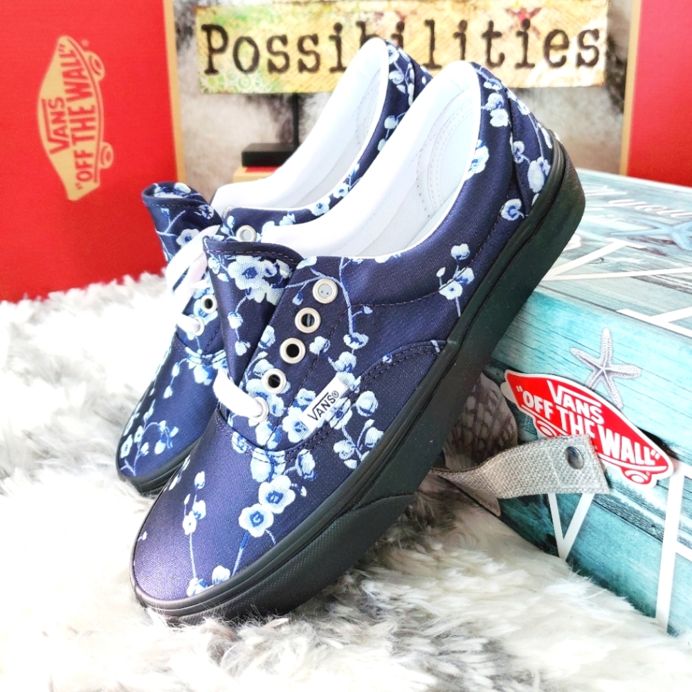 Vans Era Florals Blue/Black